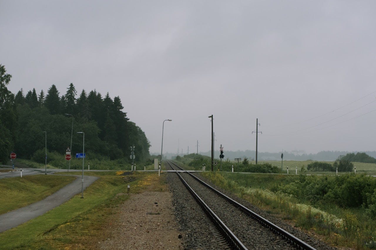A rainy weather in midsummer. It's just a normal Estonia weather.