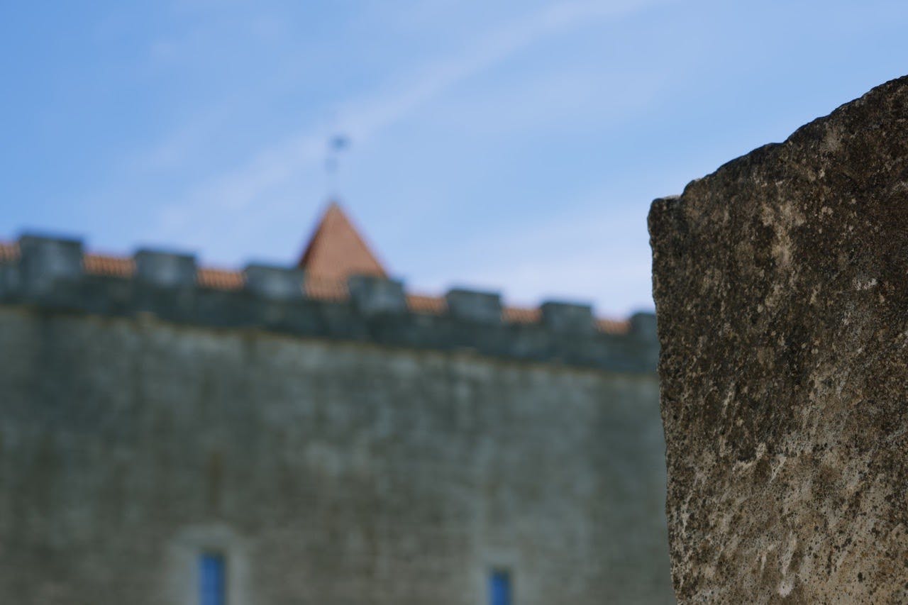 The stone of the Kuressaare castle's gate.