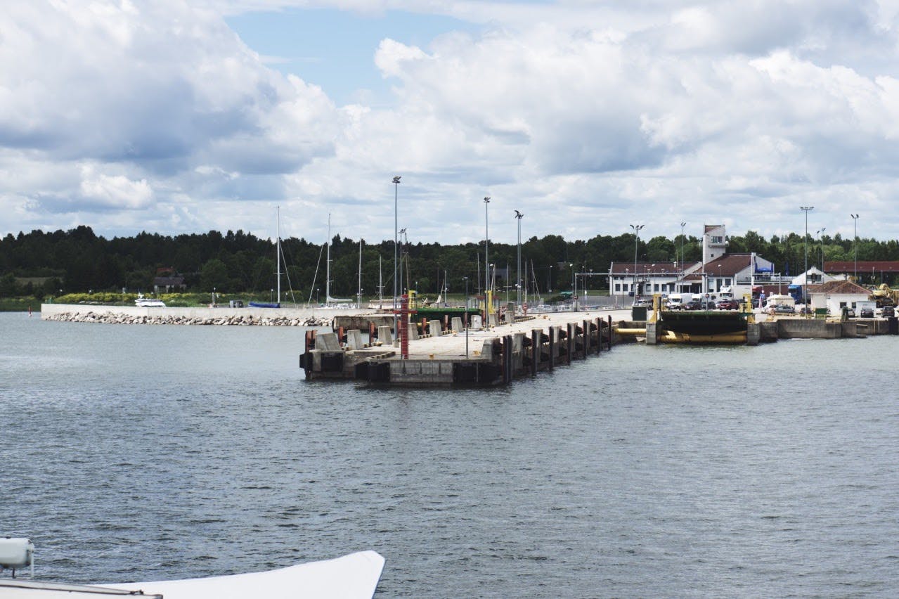 Kuivastu sadam (Kuivastu harbour) this the main harbour if you want to go to Saaremaa from Estonia mainland.